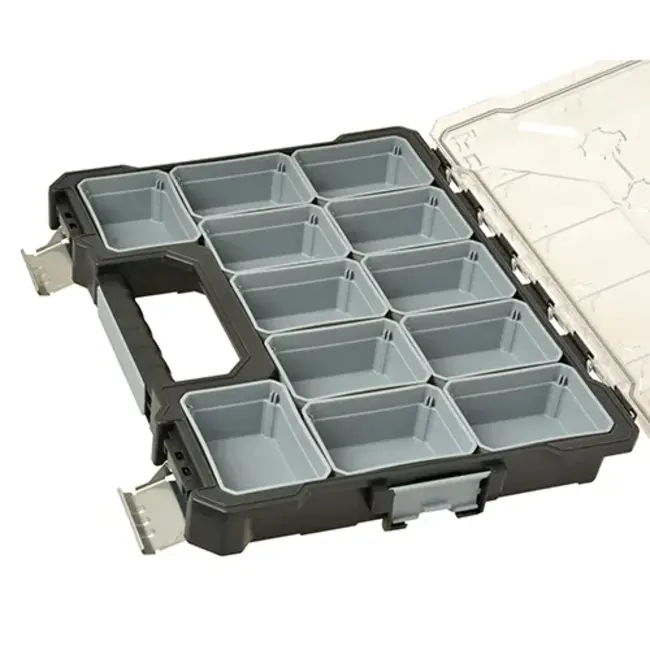 Stockbox Pro Kunststoffkoffer mit herausnehmbaren Tabletts - Niedrig