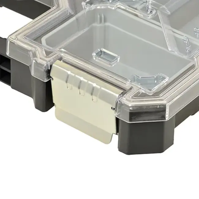 Stockbox Étui en plastique professionnel avec plateaux amovibles - Faible