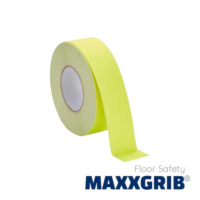 Maxxgrib Antislip tape 50mm x 18,3m Geel (Fluor)