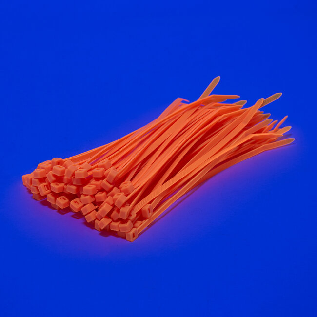 TD47 Cable ties 4.8 x 300 mm Fluorescent Orange
