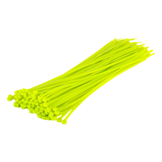 TD47 Cable Ties 7.6 x 370mm Fluorescent Green