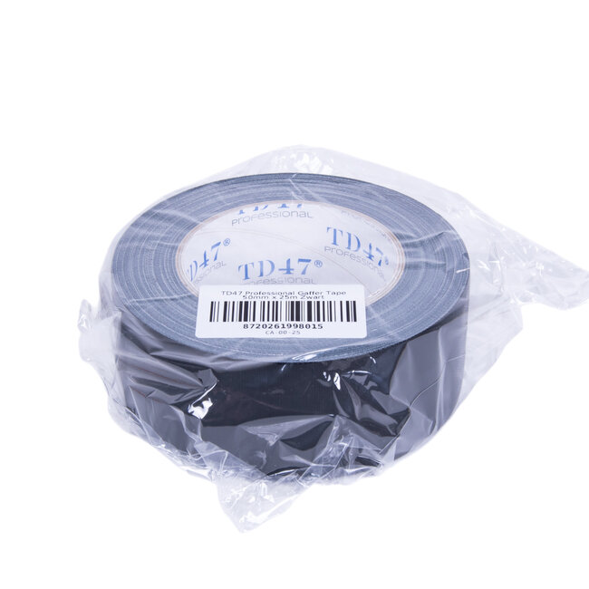 TD47 Professional Gaffa Tape 50mm x 25m Black