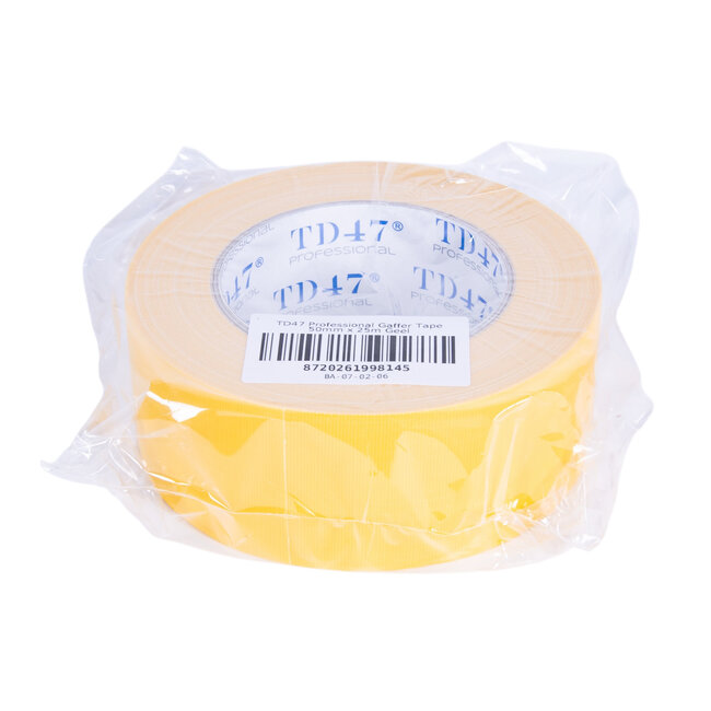 TD47 Professional Gaffa Tape 50mm x 25m Jaune