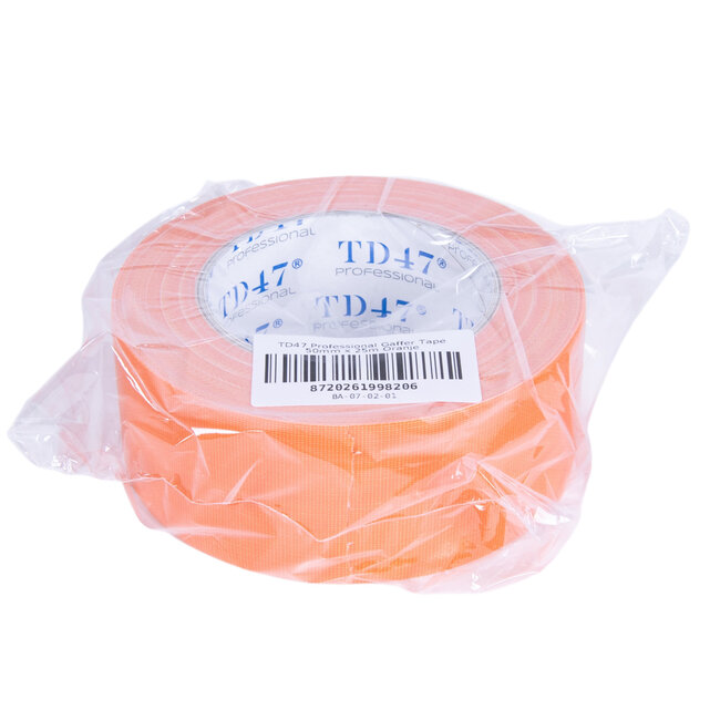 TD47 Professional Gaffa Tape 50mm x 25m Oranje