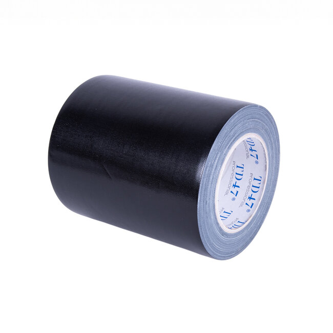 TD47 Professional Gaffa Tape 150mm x 25m Schwarz (Karton mit 6 Rollen)