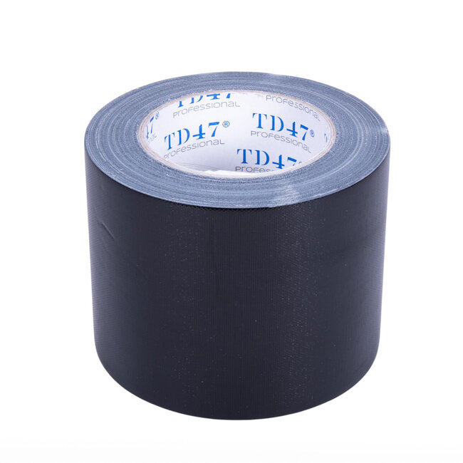 TD47 Professional Gaffa Tape 100mm x 25m Noir (Boîte de 12 rouleaux)