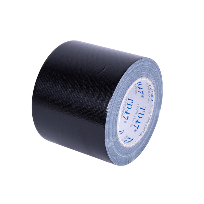 TD47 Professional Gaffa Tape 100mm x 25m Noir (Boîte de 12 rouleaux)