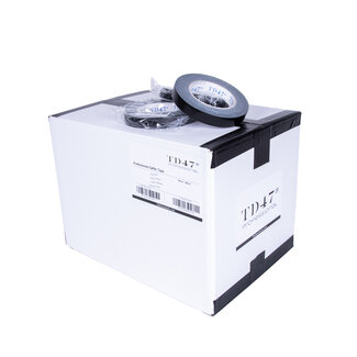 TD47® Professional TD47 Pro Gaffa Tape 19mm x 25m Noir (Boîte de 78 rouleaux)