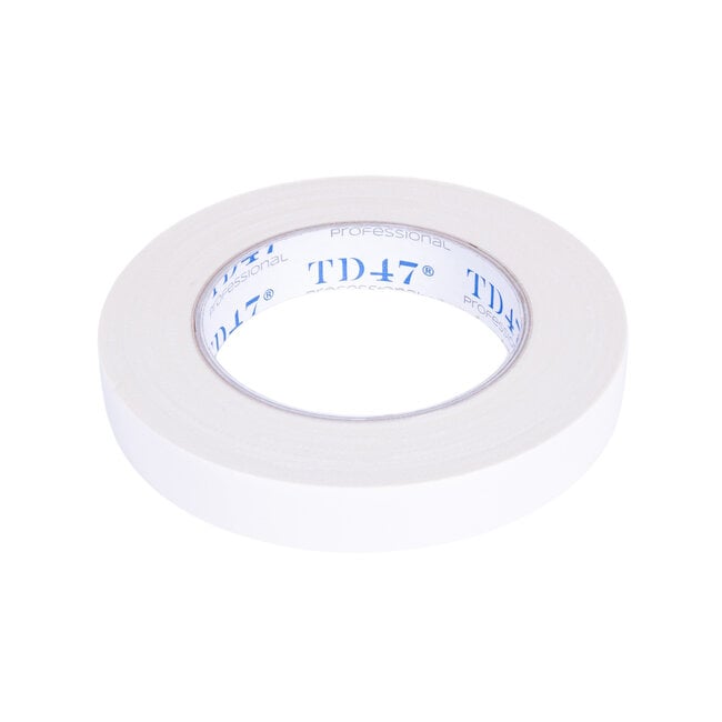 TD47 Professional Gaffa Tape 19mm x 25m Blanc (Boîte de 78 rouleaux)