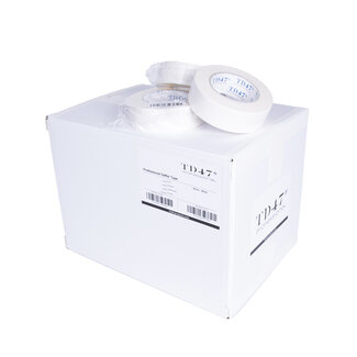 TD47® Professional TD47 Pro Gaffa Tape 38mm x 25m Blanc (Boîte de 36 rouleaux)