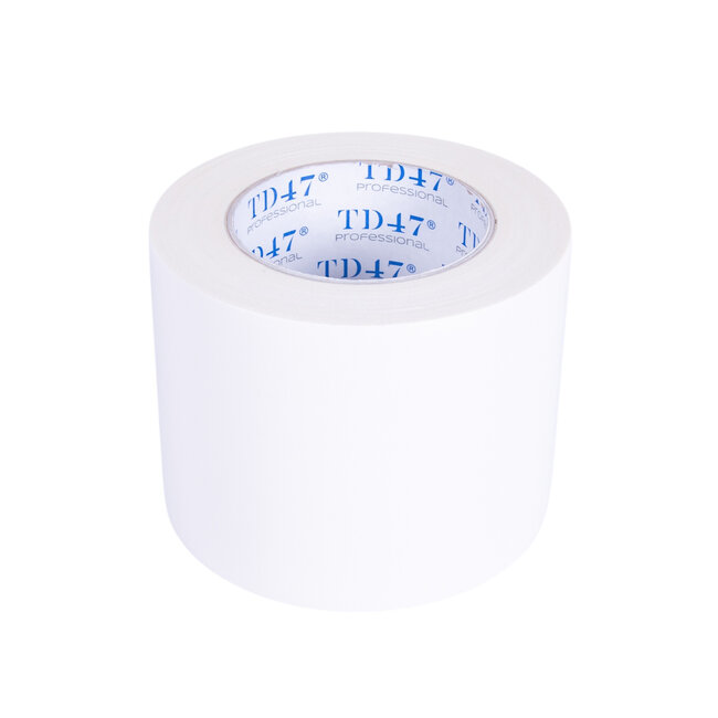 TD47 Professional Gaffa Tape 100mm x 25m Weiss (Karton mit 12 Rollen)