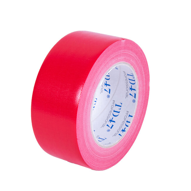 TD47 Professional Gaffa Tape 50mm x 25m Rood (Doos 30 Rollen)