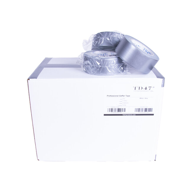 TD47 Professional Gaffa Tape 50mm x 25m Grau (Karton mit 30 Rollen)