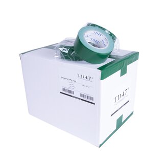 TD47® Professional TD47 Pro Gaffa Tape 50mm x 25m Green (Box 30 Roll)