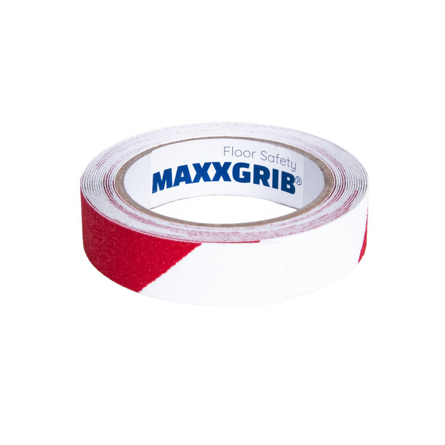 Maxxgrib Anti-slip tape 25mm x 4,5m Rot/weiß