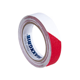 MAXXGRIB® Maxxgrib Anti-slip tape 25mm x 4,5m Red/white