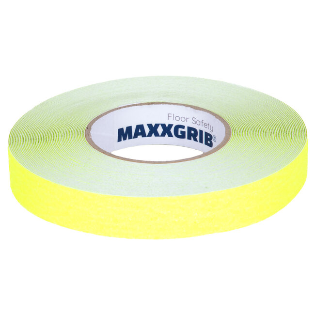 Maxxgrib Antislip tape 25mm x 18,3m Fluor Gelb