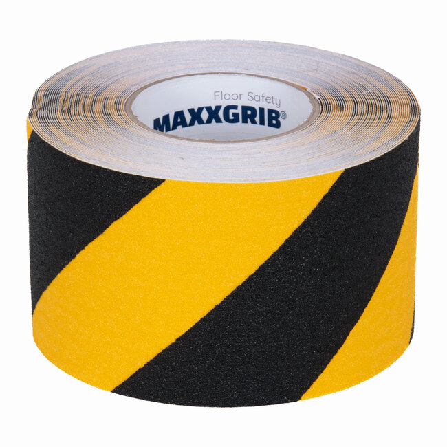 Maxxgrib Antislip tape 100mm x 18,3m Schwarz/gelb