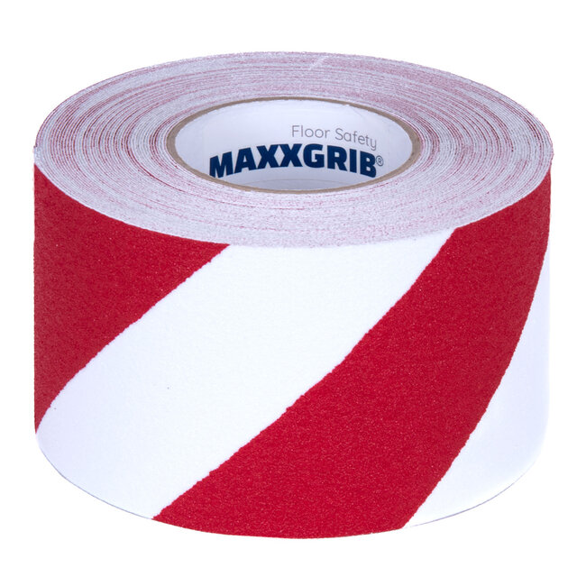 Maxxgrib Antislip tape 100mm x 18,3m Red/white