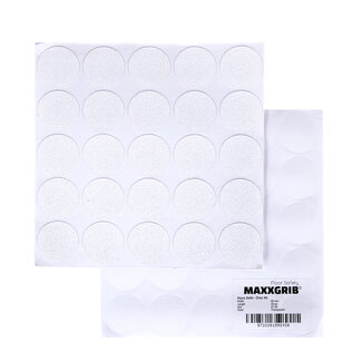 MAXXGRIB® Maxxgrib Anti-Rutsch-Scheibe Aqua 40mm Rund (25er Set) Transparent
