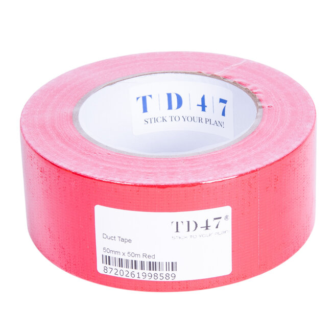 TD47 Ducttape 50mm x 50m Rouge