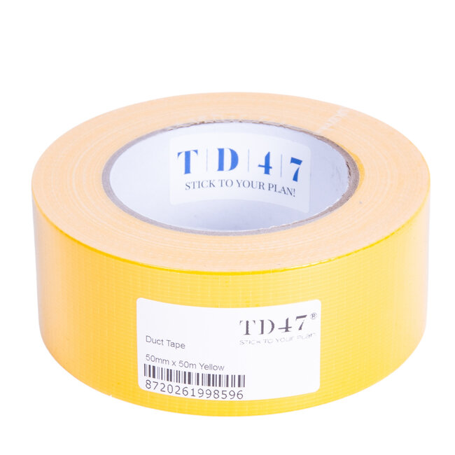 TD47 Ducttape 50mm x 50m Geel