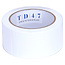 TD47 Ducttape 50mm x 25m Wit  (Doos 30 Rol)