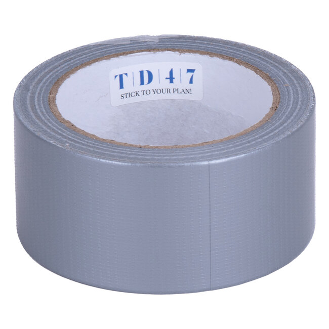 TD47 Ducttape 50mm x 25m Grijs (Doos 30 Rol)