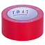 TD47 Ducttape 50mm x 25m Rood (Doos 30 Rol)