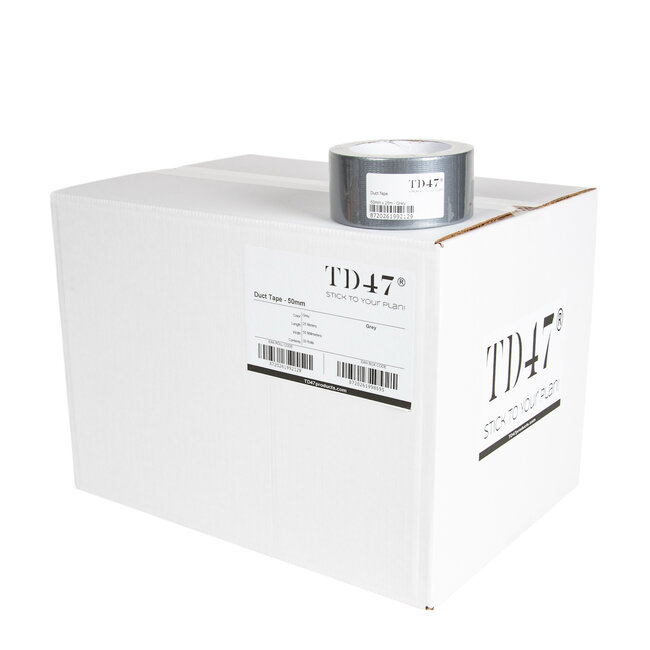 TD47 Duct Tape 50mm x 25m Grau (Box mit 30 Rollen)