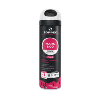 SOPPEC SOPPEC Mark & Go Tijdelijke Kalk Markeerspray Wit