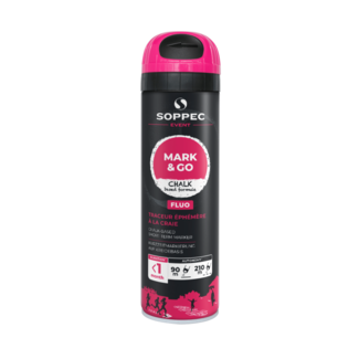 SOPPEC SOPPEC Mark & Go Temporärer Kalkmarkierungsspray Fluor Rosa