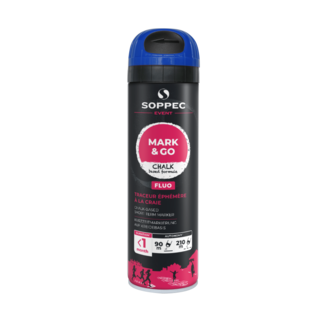 SOPPEC SOPPEC Mark & Go Temporärer Kalkmarkierungsspray Fluor Blau