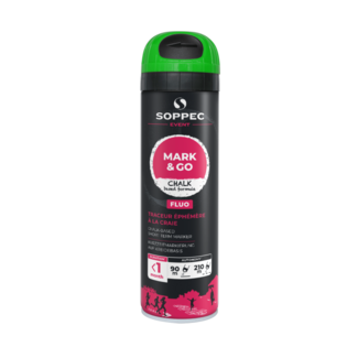 SOPPEC SOPPEC Mark & Go Tijdelijke Kalk Markeerspray Fluor Groen