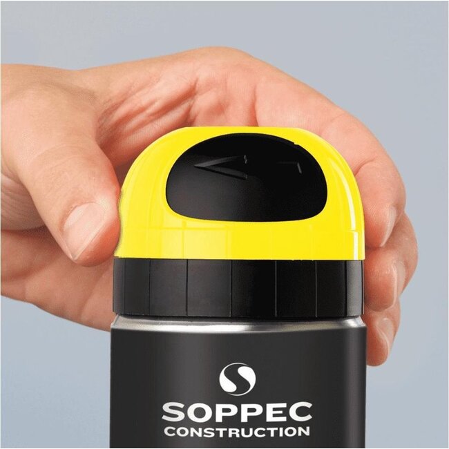 SOPPEC Tempo TP Tijdelijke Markeerspray Fluor Geel