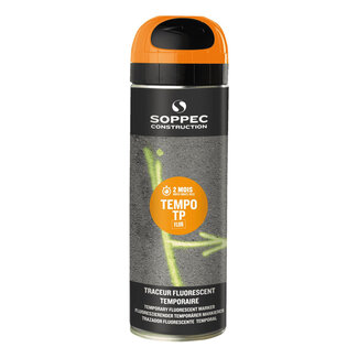 SOPPEC SOPPEC Tempo TP Temporary Marking Spray Fluorescent Orange
