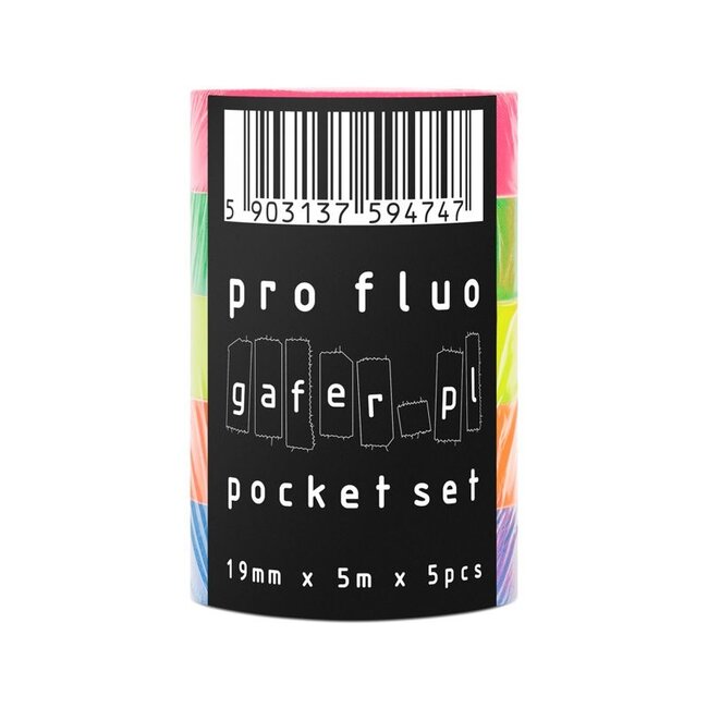 Gafer.pl Pocket Pro Fluor Set of 5 Fluor Tapes