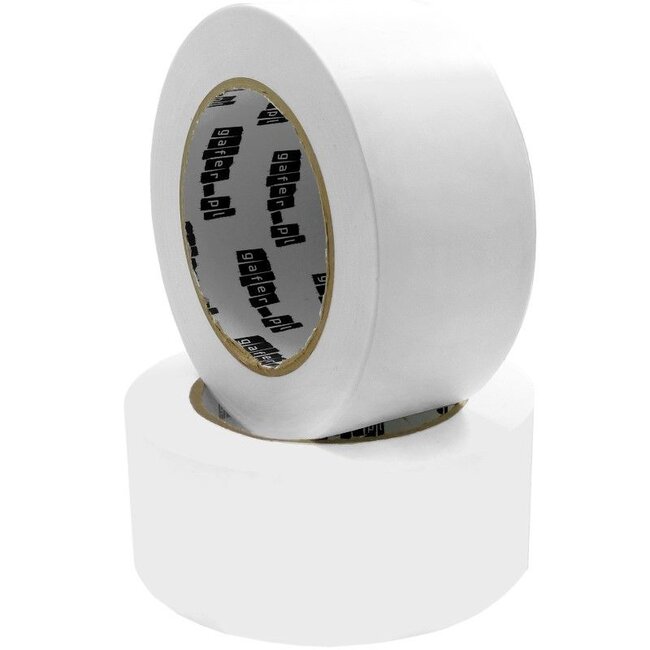 Gafer.pl PVC-Tanzbodenband 50mm x 33m Weiß