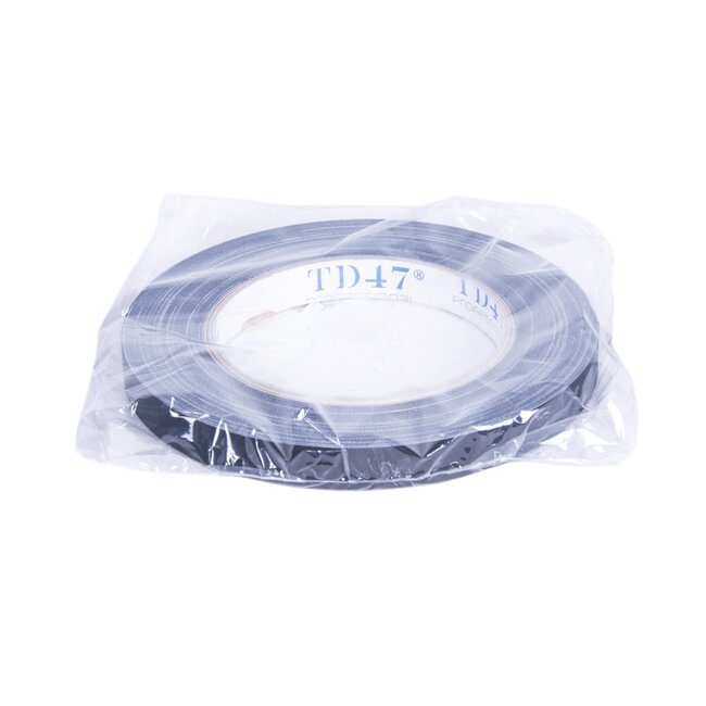 TD47 Professional Gaffa Tape 12mm x 25m Noir Mat