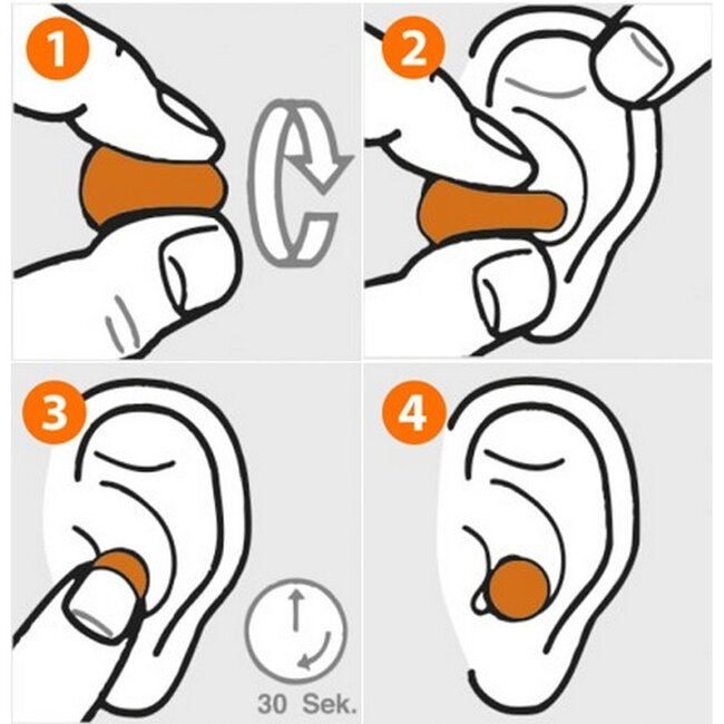 EDGE Dyna-Fit Disposable Earplug