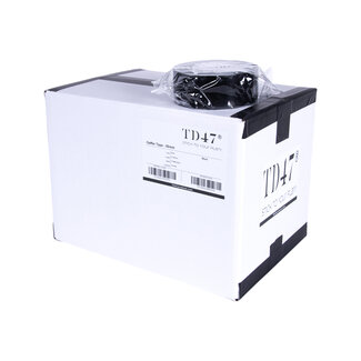 TD47 Products® TD47 Gaffa Tape 50mm x 25m Schwarz - Box 30 Rollen