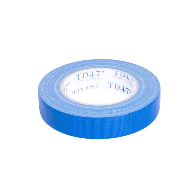 TD47 Professional Gaffa Tape 25mm x 25m Blue (Box 60 Roll)
