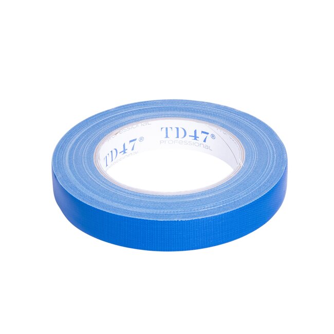 TD47 Professional Gaffa Tape 19mm x 25m Bleu (Boîte de 78 rouleaux)