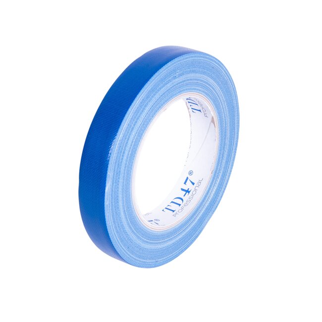TD47 Professional Gaffa Tape 19mm x 25m Blue (Box 78 Roll)