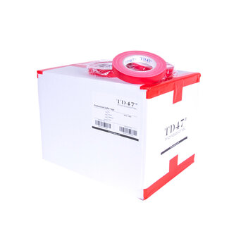 TD47® Professional TD47 Pro Gaffa Tape 19mm x 25m Red (Box 78 Roll)