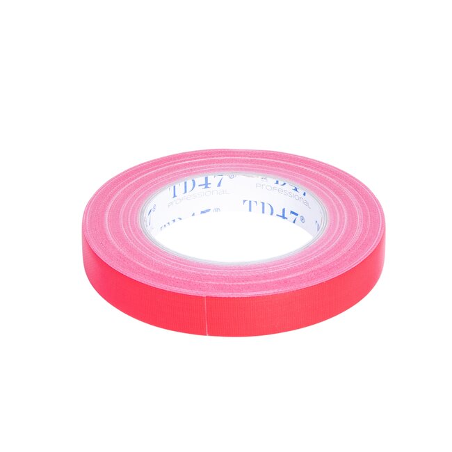 TD47 Professional Gaffa Tape 19mm x 25m Rouge (Boîte de 78 rouleaux)