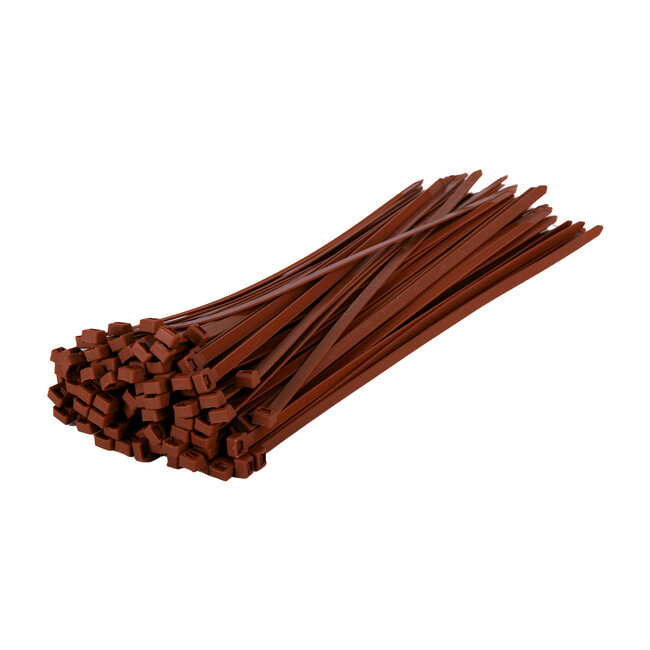 TD47 Cable ties 7.6 x 300mm Brown