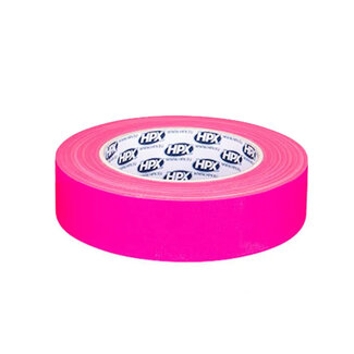 HPX HPX Gaffer Tape 25 mm x 25 m Fluor Pink