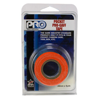 Pro Tapes® Pro Tapes Pro Gaff Pro Pocket Fluor Tape 24mm x 5,4m Oranje