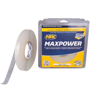 HPX HPX Max Power Transparentes Befestigungsband 19 mm x 16,5m
